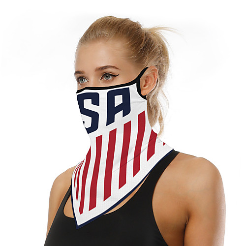 

Men's / Women's 3D Print Triangle Scarf - Print / Color Block