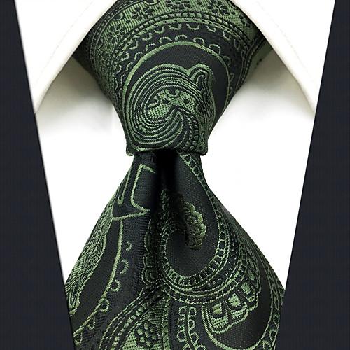 

Men's Party / Work / Basic Necktie - Paisley / Jacquard