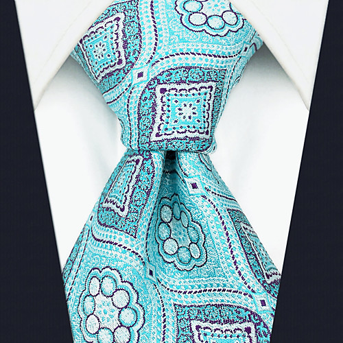 

Men's Party / Work / Basic Necktie - Check / Jacquard