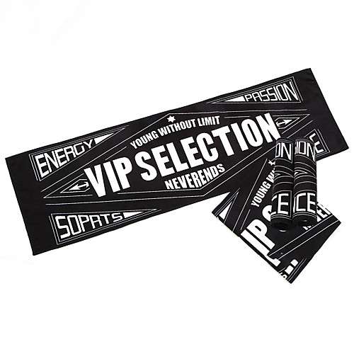 

Sports Towel Travel Towel Gym Towel Men's Women's Hand Towel Sweat Towel Solid Colored Lightweight Quick Dry Super Absorbent for Home Workout Running Fitness Autumn / Fall Spring Summer Black