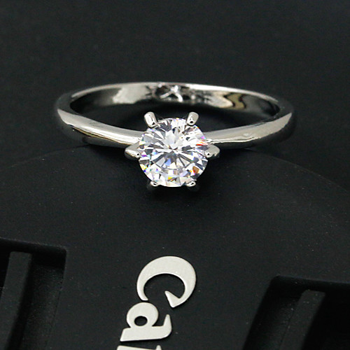 

Women's Ring 1pc Silver Alloy Elegant Holiday European Festival Jewelry