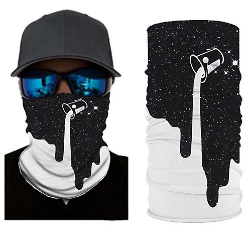 

Neck Gaiter Pollution Protection Quick Dry Ultraviolet Resistant Rainbow Balaclavas Bandana for Adults' Road Cycling Hiking Cycling