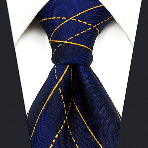 

Men's Party / Work / Basic Necktie - Striped / Jacquard