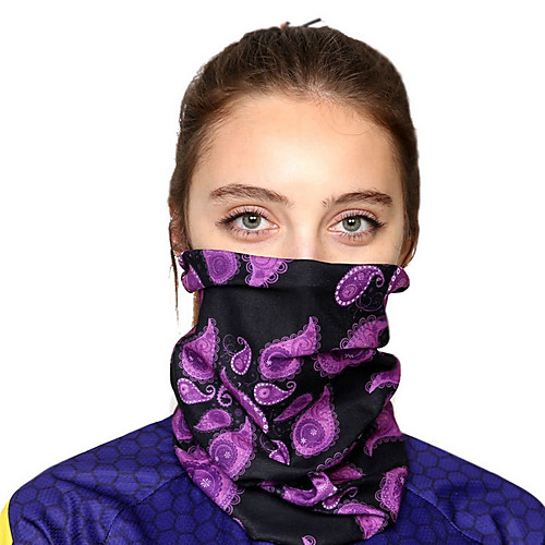 

Women's Bandana Balaclava Neck Gaiter Neck Tube UV Resistant Quick Dry Lightweight Materials Cycling Polyester for Men's Women's Adults / Pollution Protection / Floral Botanical Sunscreen / High Breat