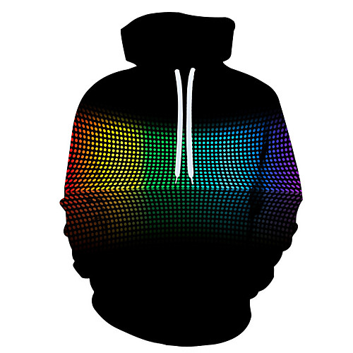 

Men's 3D Print / Casual Hoodie - 3D / Cartoon / Character Black US32 / UK32 / EU40