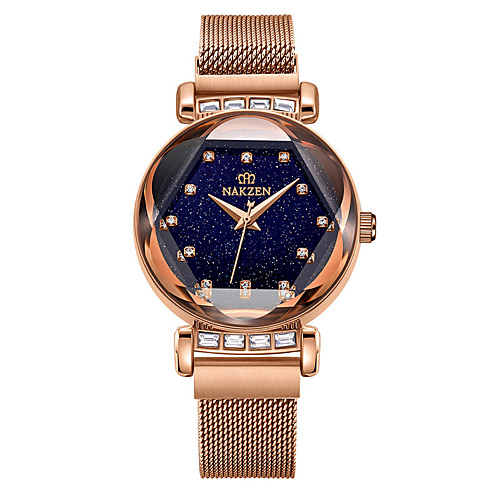 

Women's Quartz Watches Luxury Fashion Alloy Japanese Quartz Rose Gold Purple Water Resistant / Waterproof 30 m Analog One Year Battery Life