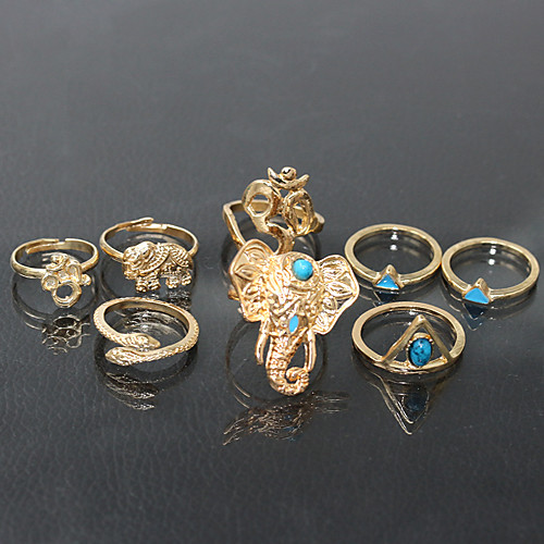 

Women's Ring 1 set Gold Alloy Elegant Holiday European Festival Jewelry