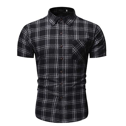 

Men's Holiday Tropical Shirt - Geometric Print Khaki