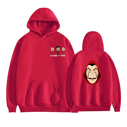 

Inspired by la casa de papel Dali Cosplay Costume Hoodie Pure Cotton Print Printing Hoodie For Men's / Women's