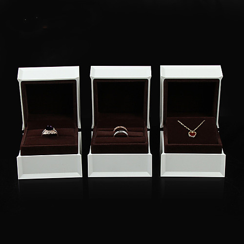 

Square Jewelry Packaging - White 4 cm 7.5 cm 5.5 cm / Women's