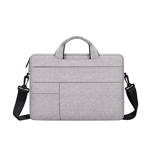 

Oxford Cloth Zipper Laptop Bag Office & Career Dark Grey / Pink / Light Grey