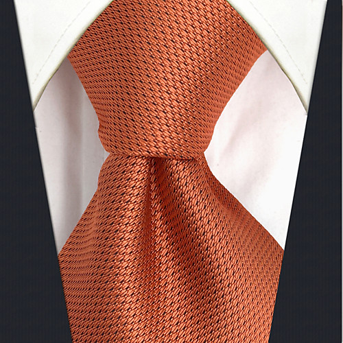 

Men's Party / Work / Basic Necktie - Jacquard / Solid Colored