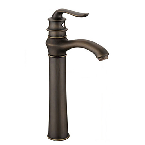 

Bathroom Sink Faucet - Rotatable Antique Brass Centerset Single Handle One HoleBath Taps
