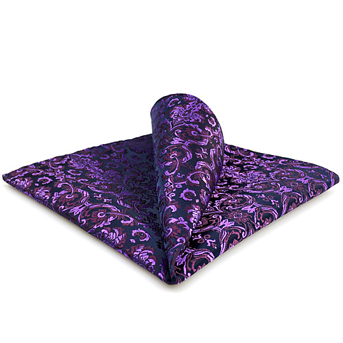 

Men's Party / Work / Basic Pocket Squares - Floral / Jacquard