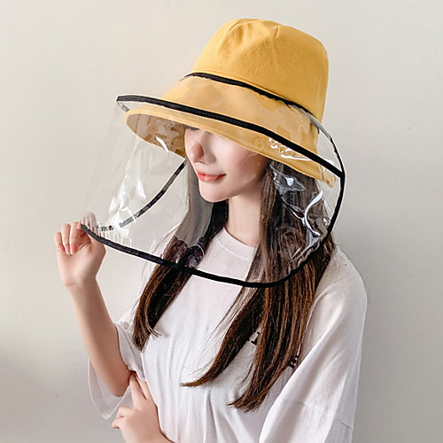 

Women's Basic Polyester Protective Hat-Solid Colored Fall Yellow Blushing Pink Orange