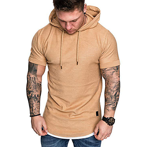 

Men's Daily Basic T-shirt - Solid Colored Army Green