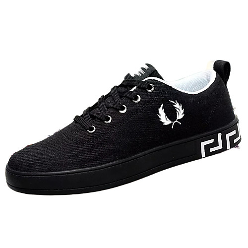 

Men's PU Spring & Summer Casual Sneakers Non-slipping Slogan Red / Black