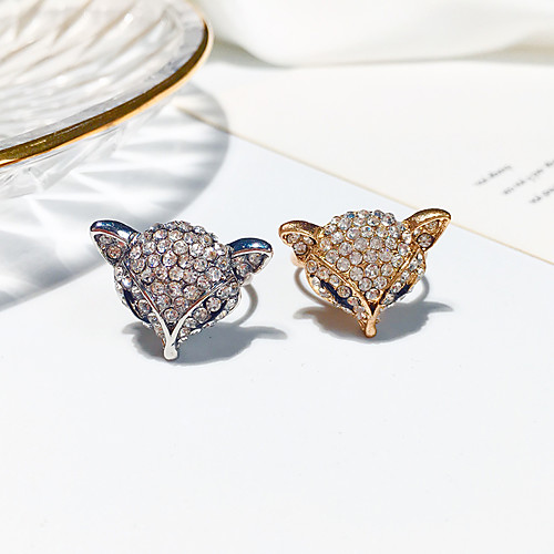 

Women's Ring 1pc Gold Silver Alloy Elegant Holiday European Festival Jewelry