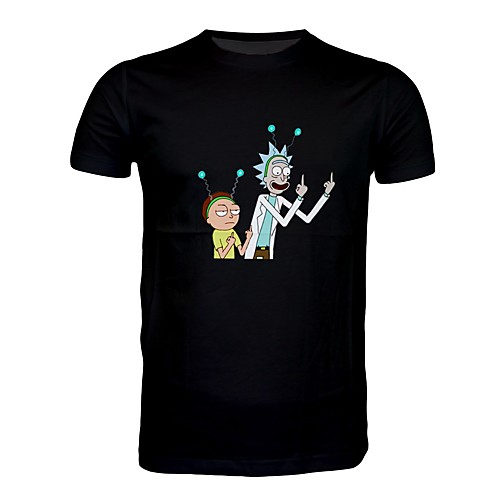 

Inspired by Rick and Morty T-shirt Polyster Print Printing T-shirt For Men's / Women's