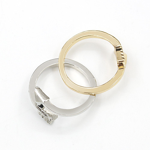 

Women's Ring 1pc Gold Silver Alloy Elegant Holiday European Festival Jewelry