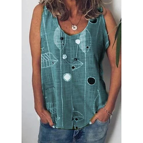 

Women's Daily T-shirt - Floral Green