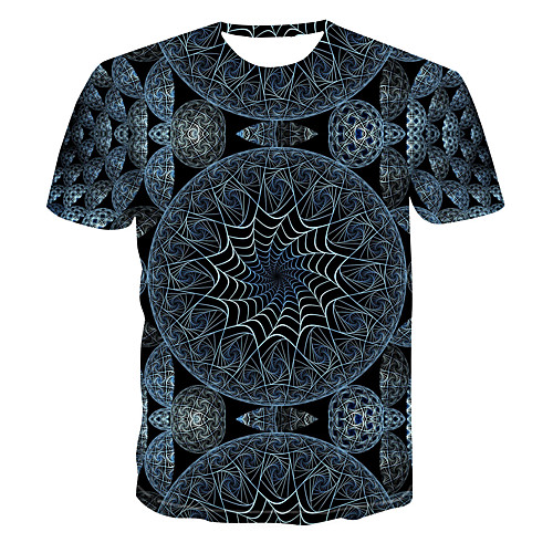 

Men's Daily Basic T-shirt - 3D Blue