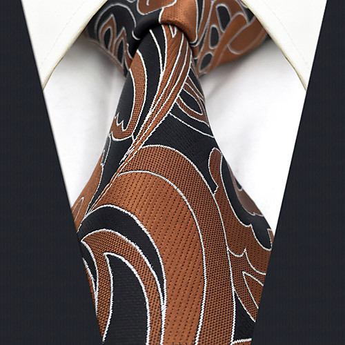 

Men's Party / Work / Basic Necktie - Floral / Geometric / Jacquard