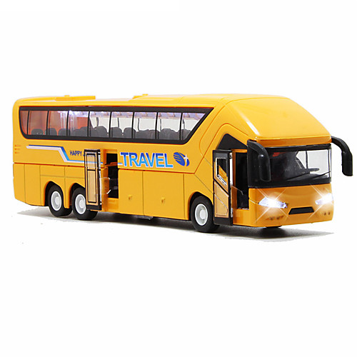

1:50 Toy Car Model Car Pull Back Vehicle Bus Bus Travel Music & Light Pull Back Vehicles Metal Alloy Mini Car Vehicles Toys for Party Favor or Kids Birthday Gift 1 pcs