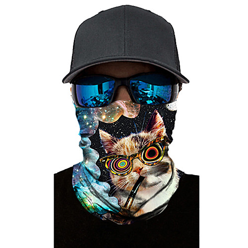 

Neck Gaiter Pollution Protection Quick Dry Ultraviolet Resistant Rainbow Balaclavas Bandana for Adults' Road Cycling Hiking Cycling