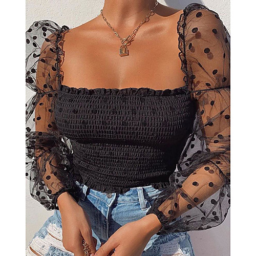 

Women's Daily Blouse - Solid Colored White