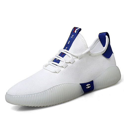 

Men's Tissage Volant Spring & Summer Sporty / Casual Athletic Shoes Running Shoes / Walking Shoes Breathable Color Block White / Blue / White / Yellow