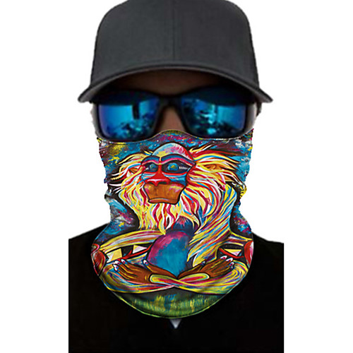 

Men's Active / Basic Infinity Scarf / Mask / Balaclavas - Print / Color Block