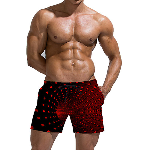 

Men's Sporty / Exaggerated Sweatpants / Shorts Pants - Polka Dot / Geometric Pattern / 3D Print Sporty / Print Red US32 / UK32 / EU40 US34 / UK34 / EU42 US36 / UK36 / EU44