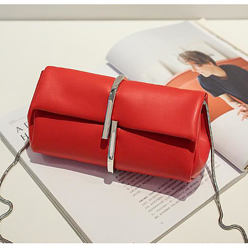 

Women's PU Crossbody Bag Solid Color Yellow / Red / White