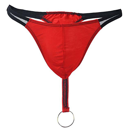 

Men's Basic G-string Underwear - Normal Low Waist Red One-Size