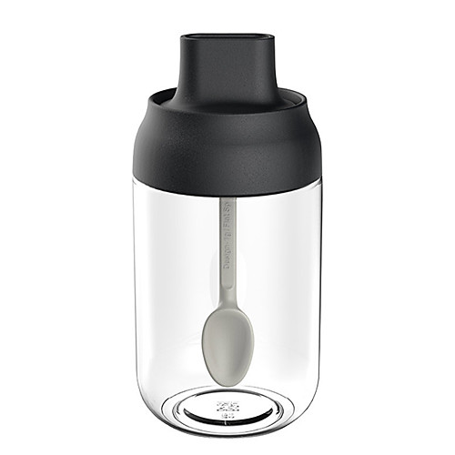 

1pc Shaker Mill Glasses 250 ml kitchen salt sauce oil storage box with spoon