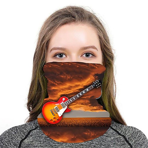 

Women's Bandana Balaclava Neck Gaiter Neck Tube UV Resistant Quick Dry Lightweight Materials Cycling Polyester for Men's Women's Adults / Pollution Protection / Floral Botanical Sunscreen / High Breat