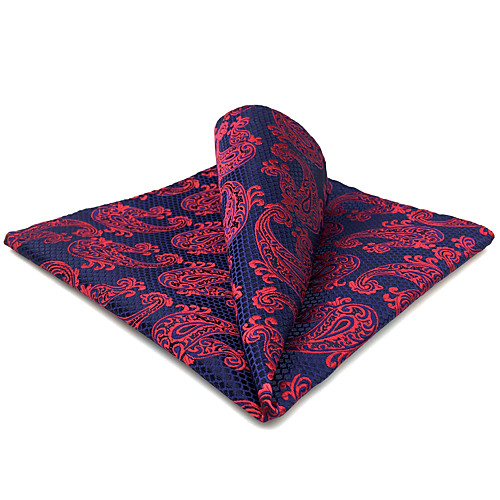 

Men's Party / Work / Basic Pocket Squares - Paisley / Jacquard