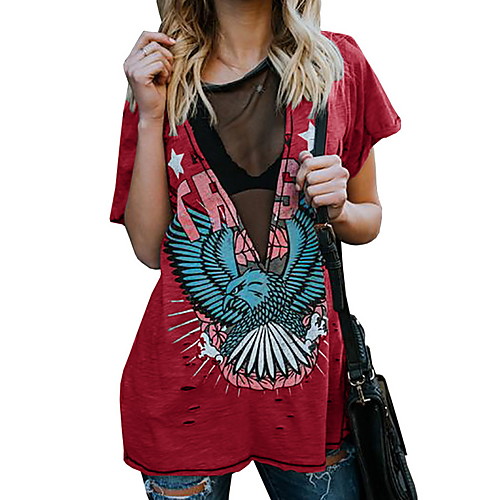 

Women's Daily T-shirt - Graphic Wine