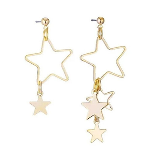 

Women's Drop Earrings Hollow Out Star Stylish Earrings Jewelry Gold For
