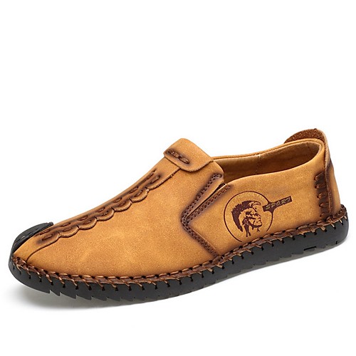 

Men's PU Spring & Summer Classic Loafers & Slip-Ons Yellow / Khaki / Black