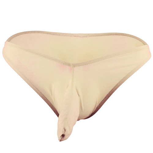 

Men's Basic Briefs Underwear - Normal Low Waist Blushing Pink Red Khaki One-Size