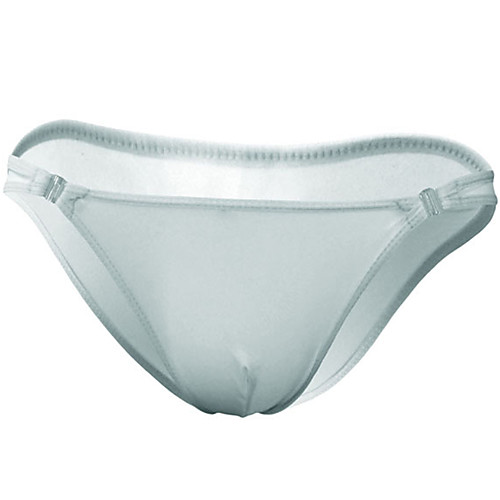 

Men's Basic Briefs Underwear - Normal Low Waist Light Blue Purple Yellow One-Size