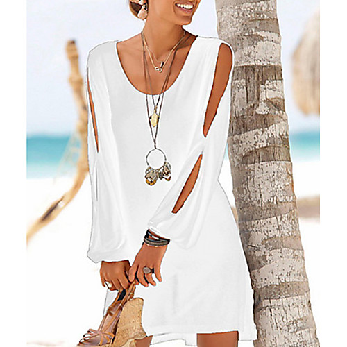 

Women's Wine Blushing Pink Dress Shift Solid Colored S M Slim