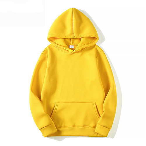 

Women's Casual / Basic Hoodie - Solid Colored Purple M