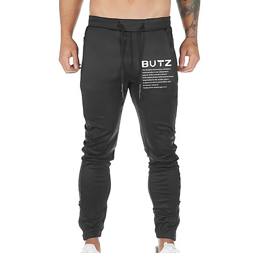 

Men's Sporty Sweatpants Pants - Print Black US38 / UK38 / EU46 US40 / UK40 / EU48 US42 / UK42 / EU50