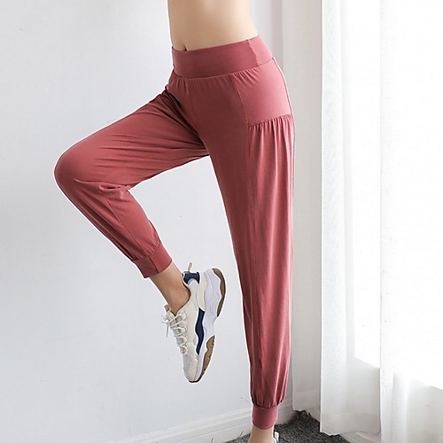 

Women's Basic Sweatpants Pants - Solid Colored Red Navy Blue Gray S M L