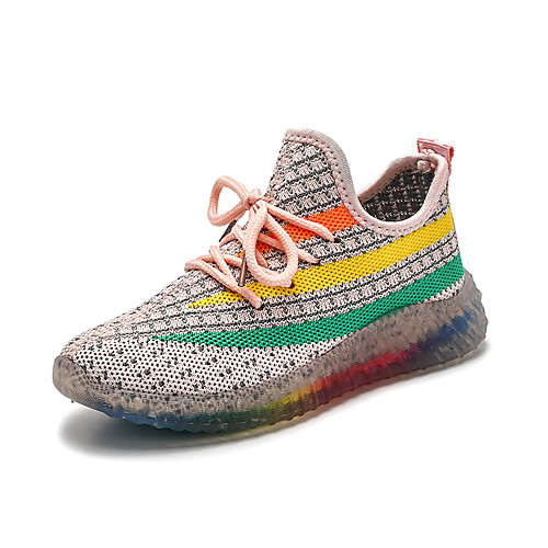

Boys' / Girls' Comfort Elastic Fabric Athletic Shoes Little Kids(4-7ys) / Big Kids(7years ) Pink / Black / Gray Spring / Summer