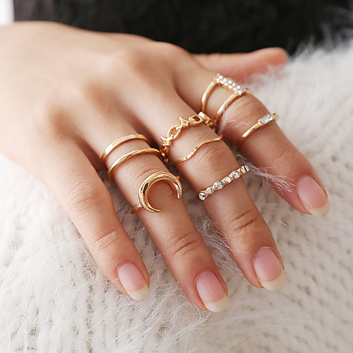 

Women's Ring 1 set Gold Alloy Elegant Holiday European Festival Jewelry