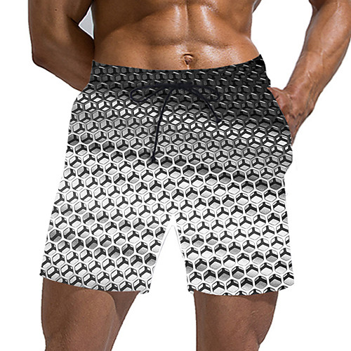 

Men's Sporty / Exaggerated Sweatpants / Shorts Pants - Geometric Pattern / 3D Print Sporty / Print Black US32 / UK32 / EU40 US34 / UK34 / EU42 US36 / UK36 / EU44